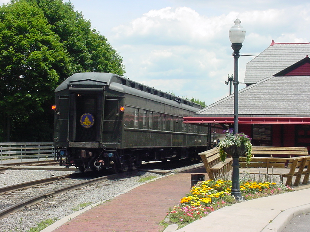 on the Western Maryland Scenic Railroad